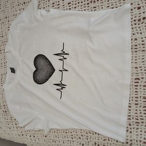 SHEIN Nurse White Casual Tee